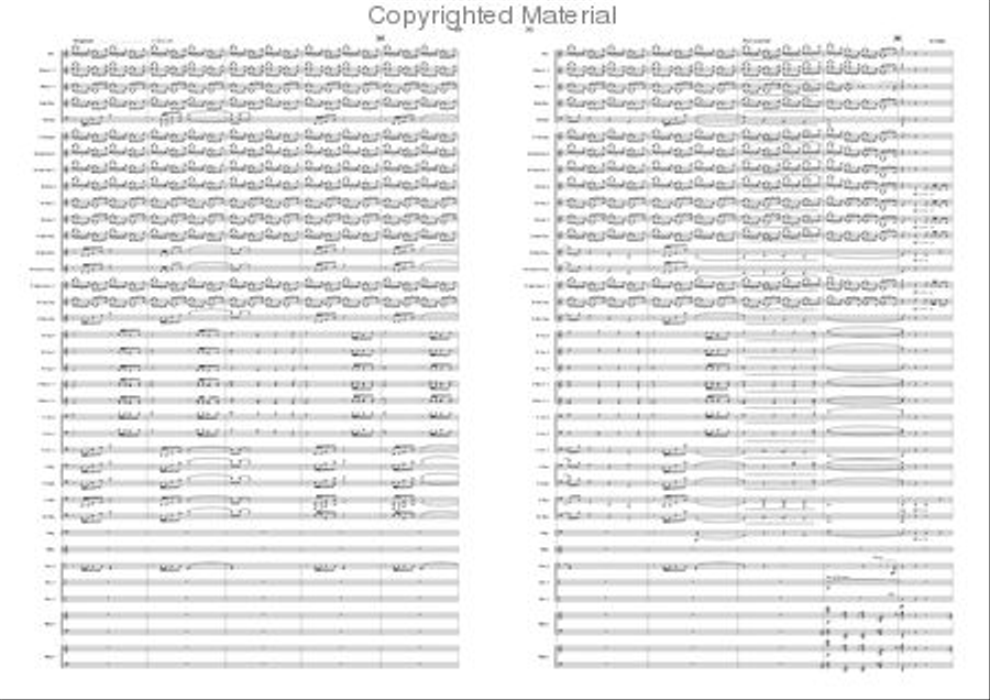 Variations on a Pentatonic Theme Concert Band scores gallery preview page 10