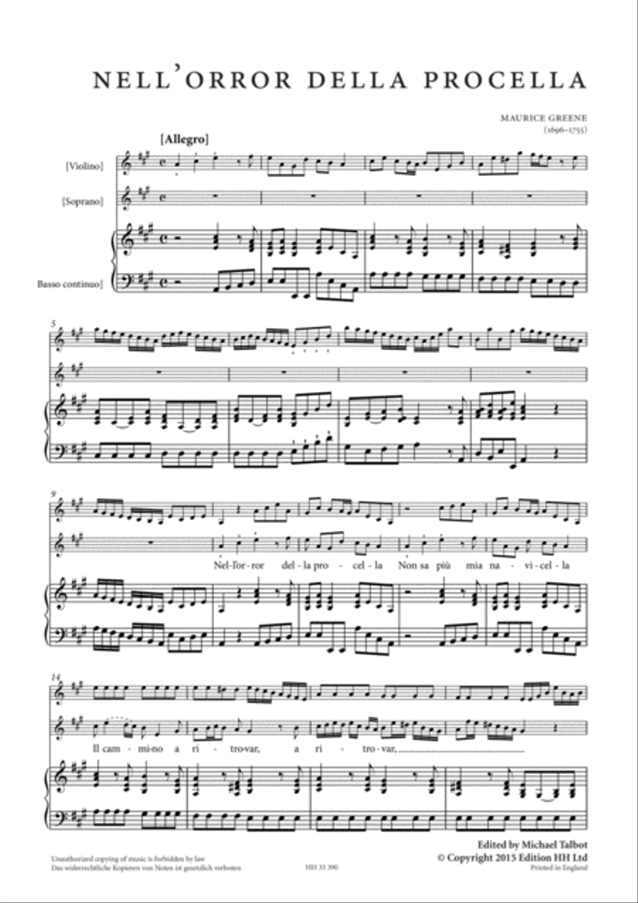 Six Italian Arias, vol. 1 Soprano Voice scores gallery preview page 2