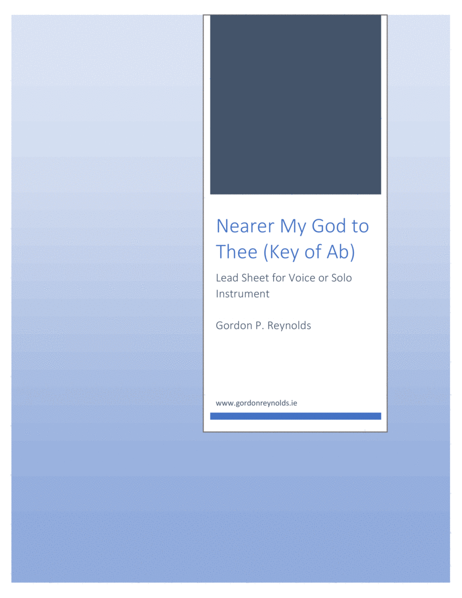 Nearer My God to Thee for Solo Voice / Solo Instrument in Ab Voice scores gallery preview page 1