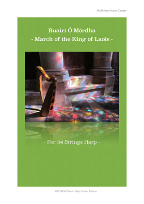 Book cover for March Of The King Of Laois - Early intermediate & 34 String Harp | McTelenn Harp Center