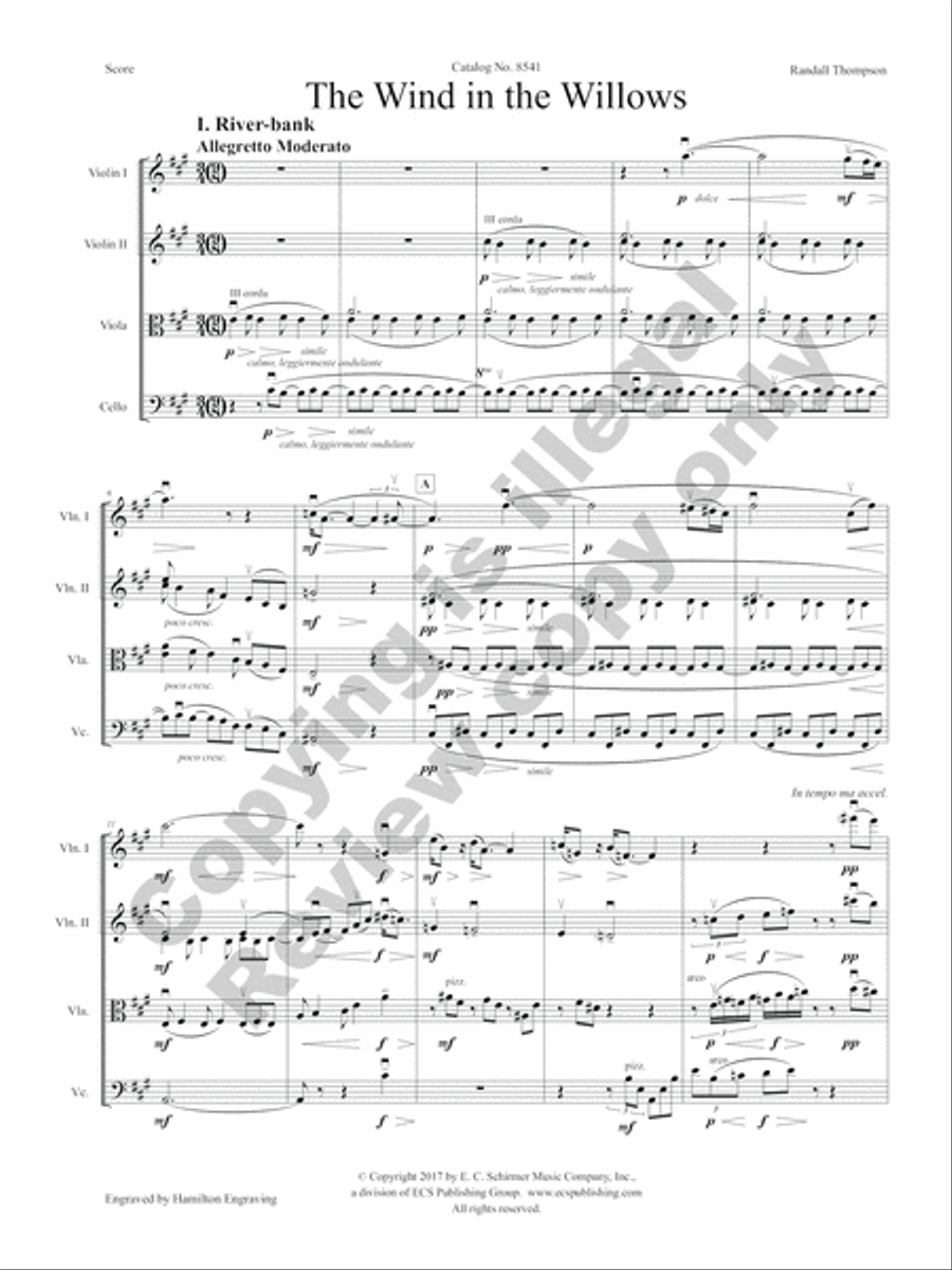 The Wind in the Willows String Quartet scores gallery preview page 18
