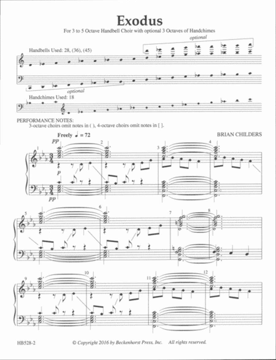 Exodus Exodus 5-Octaves scores gallery preview page 2