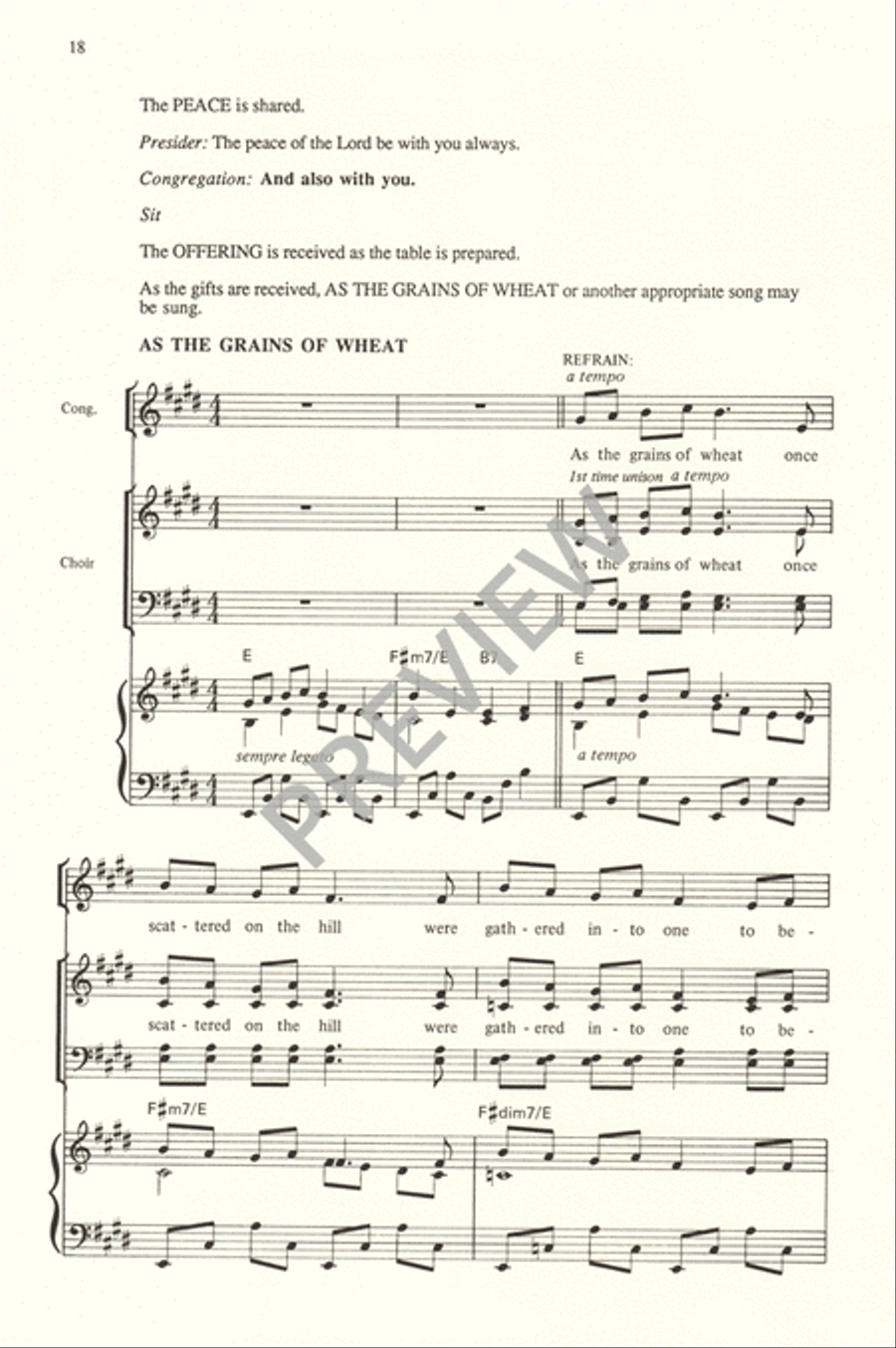 Now the Feast and Celebration 4-Part scores gallery preview page 20