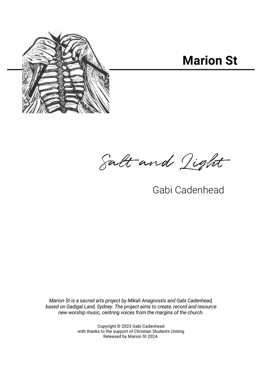 Salt and Light Salt and Light Piano scores gallery preview page 1