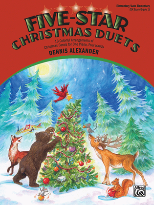Book cover for Five-Star Christmas Duets