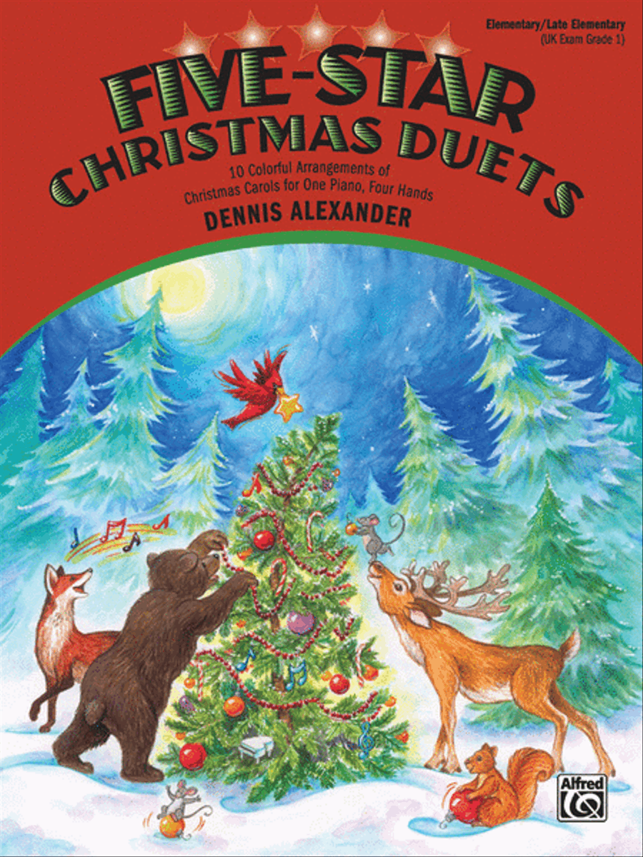 Book cover for Five-Star Christmas Duets