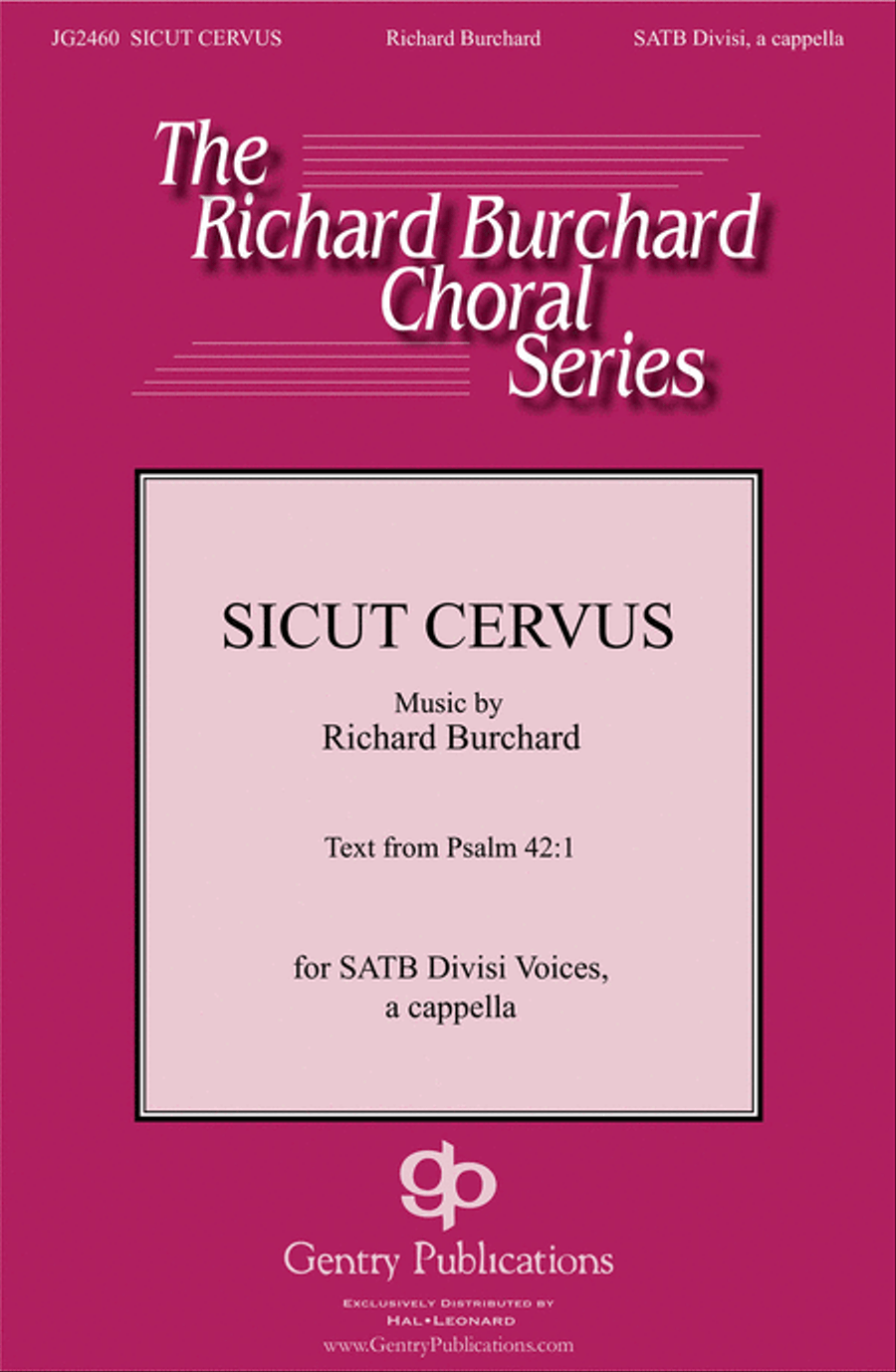 Sicut Cervus 4-Part scores gallery preview page 1