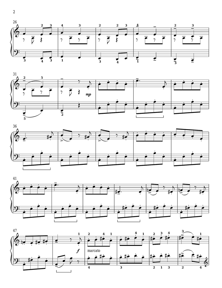 Rondo-Toccata Piano Solo scores gallery preview page 2
