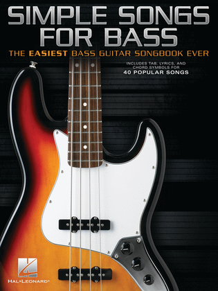 Book cover for Simple Songs for Bass