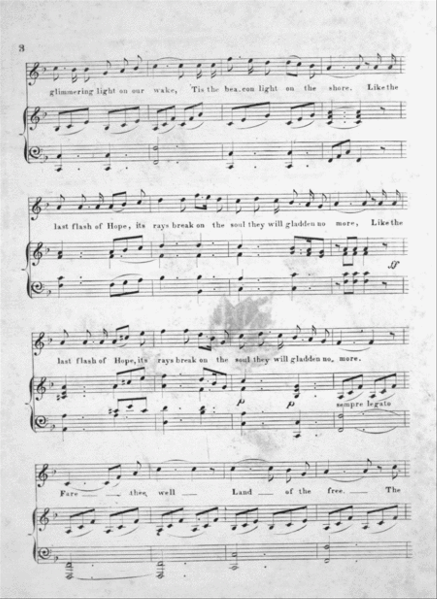 I Am Far From My Native Home Voice scores gallery preview page 3