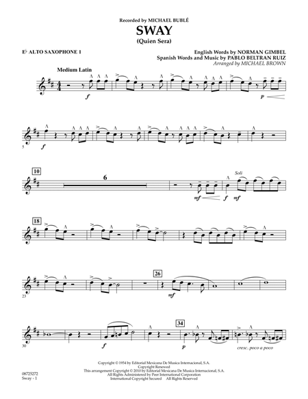Sway (Quien Sera) - Eb Alto Saxophone 1