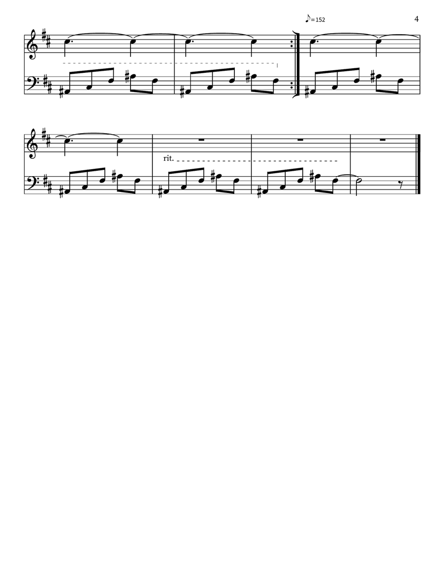 Rain, In Your Black Eyes Piano scores gallery preview page 4