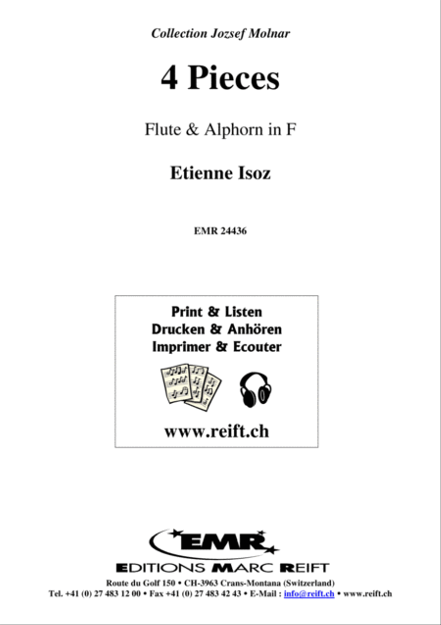 4 Pieces Flute scores gallery preview page 2