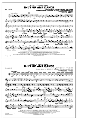 Shut Up and Dance (Arr. Matt Conaway) - Bb Clarinet