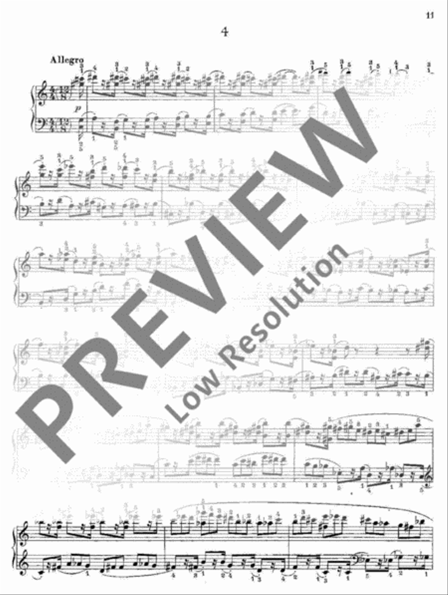 5 x 10 Etüden 5 x 10 Etüden Piano Solo scores gallery preview page 12