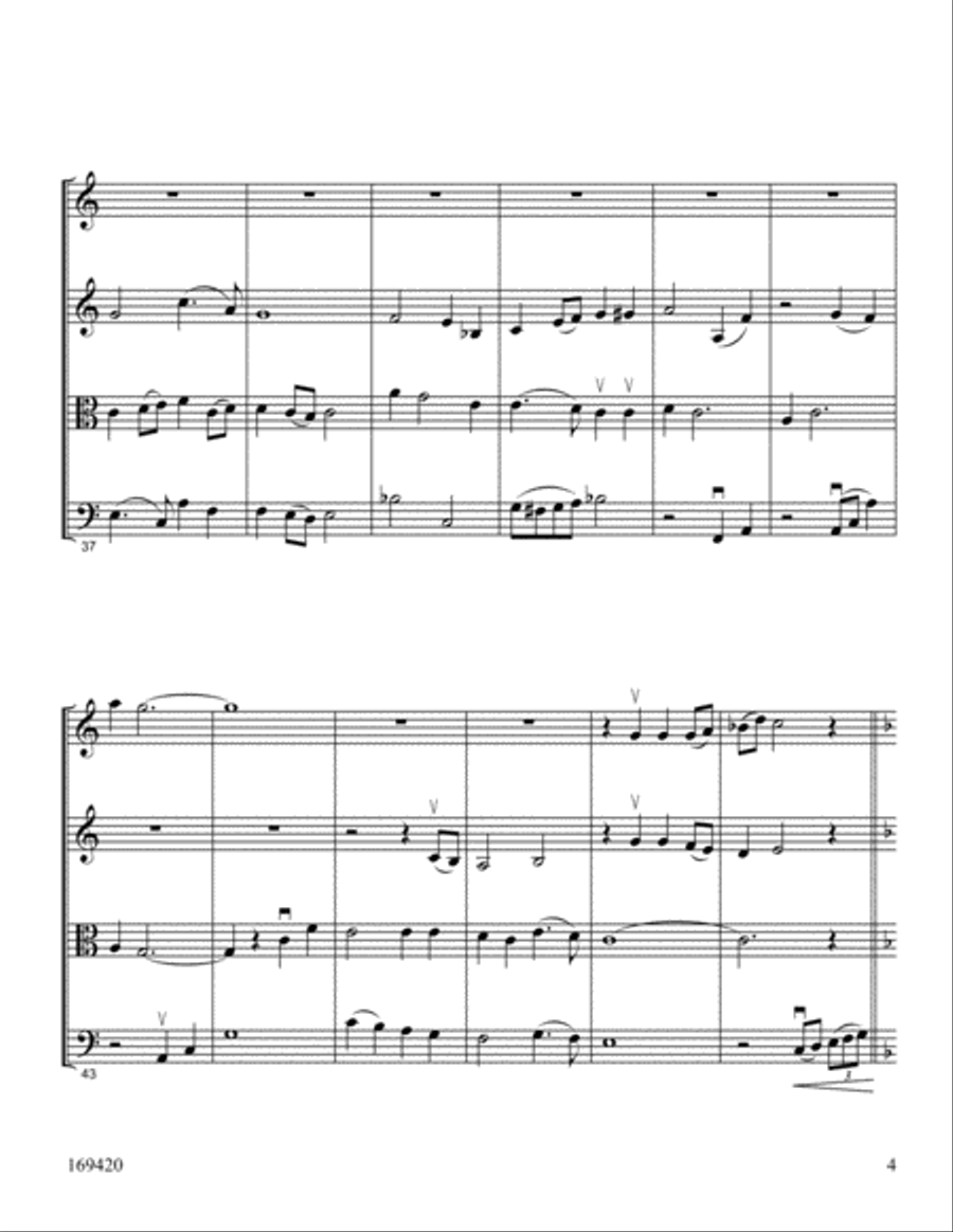 Were You There? String Quartet scores gallery preview page 4