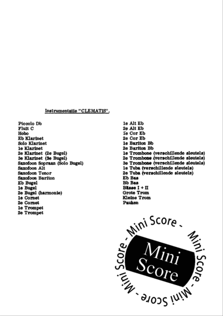 Clematis Concert Band scores gallery preview page 3