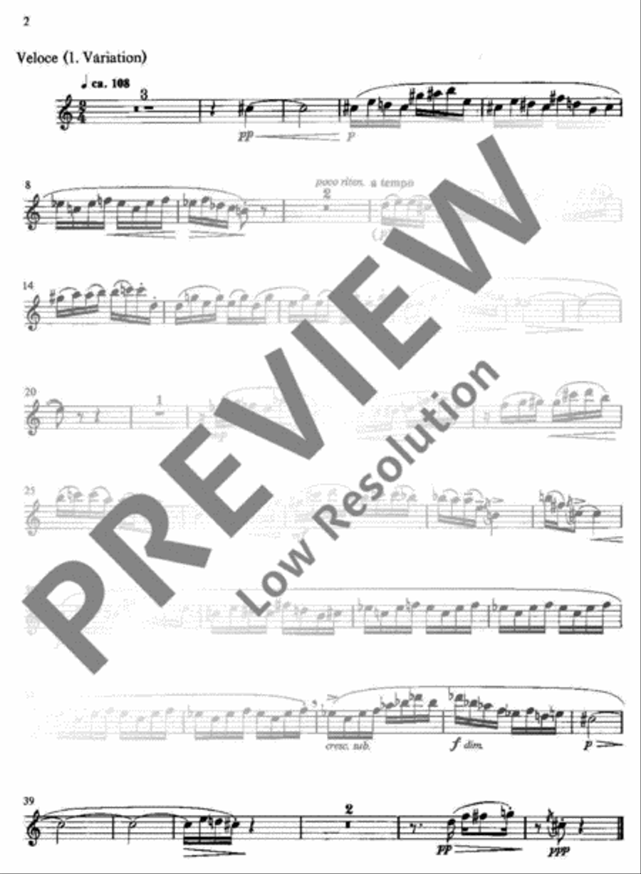 Hindemith Variations English Horn scores gallery preview page 21