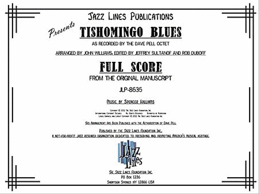 Tishomingo Blues Chamber Music scores gallery preview page 1
