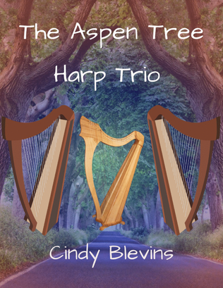 Book cover for The Aspen Tree, for Harp Trio