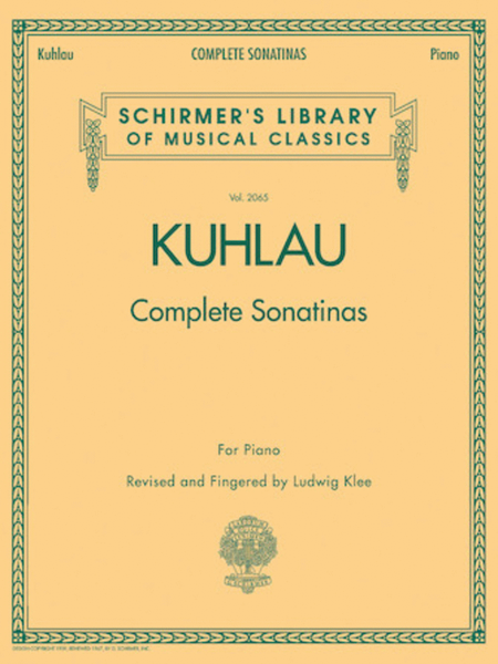 Kuhlau – Complete Sonatinas for Piano