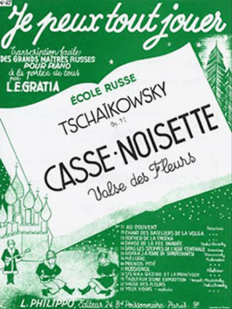 Casse Noisette: Valse des fleurs (JPTJ47) Easy Piano scores gallery preview page 1