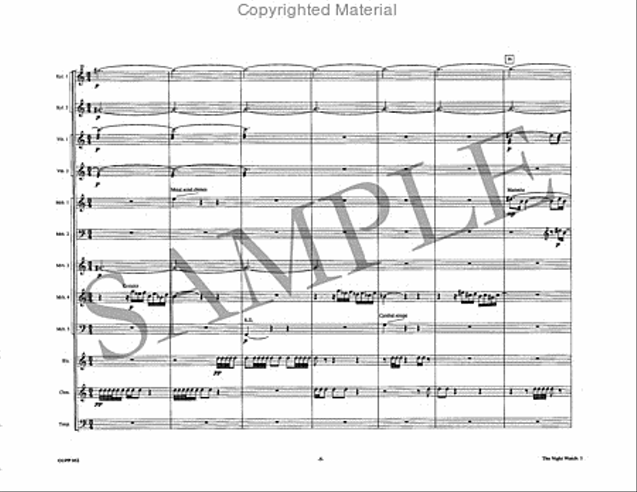 The Night Watch Percussion Ensemble scores gallery preview page 6