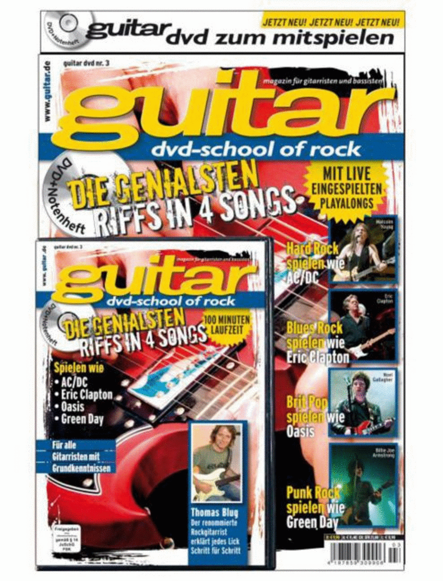 guitar - School of Rock 3 Vol. 3 Guitar scores gallery preview page 1