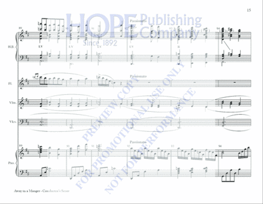 Away in a Manger Away in a Manger 5-Octaves scores gallery preview page 15