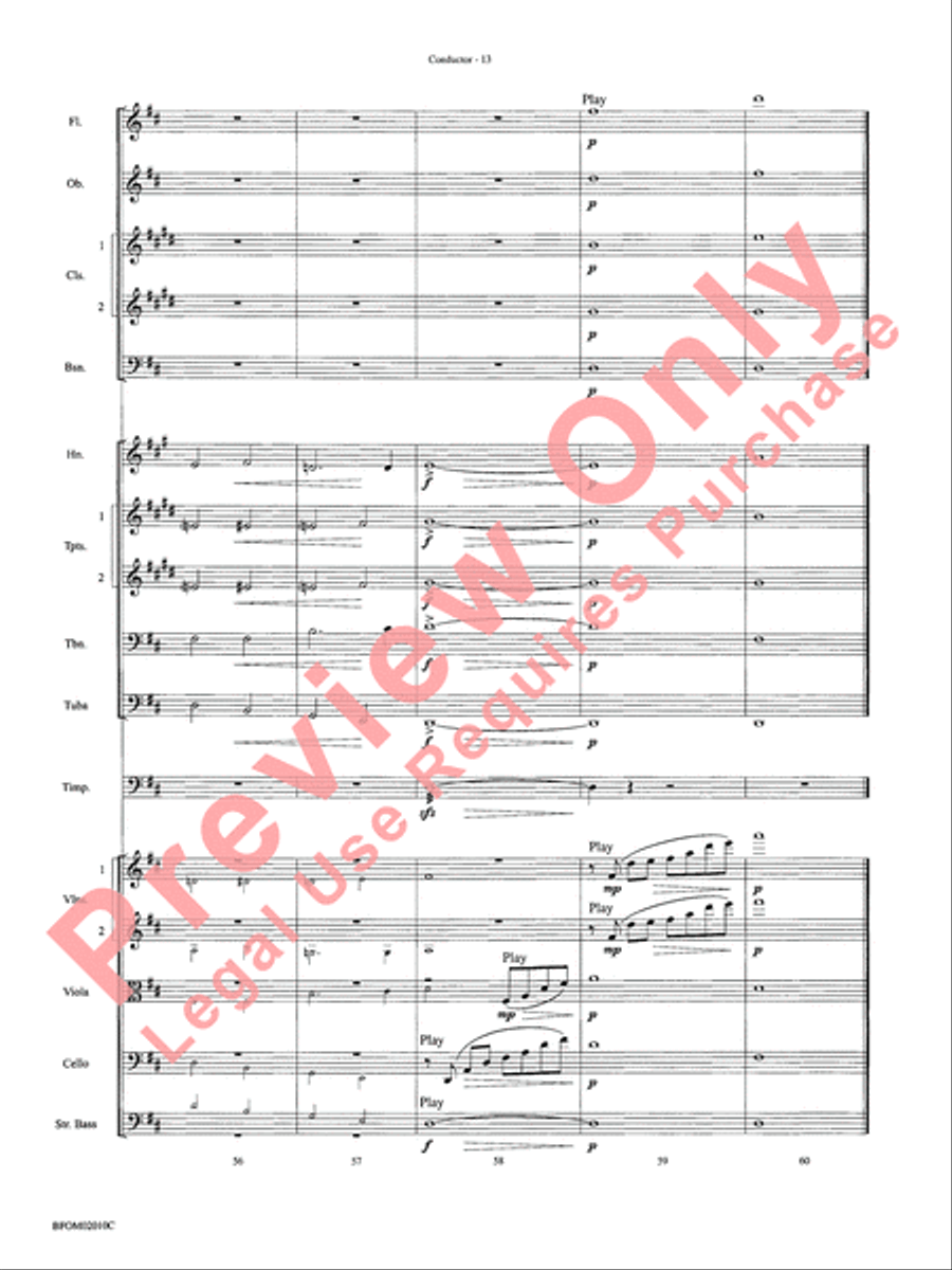 Largo (Going Home from the New World Symphony) Full Orchestra scores gallery preview page 16