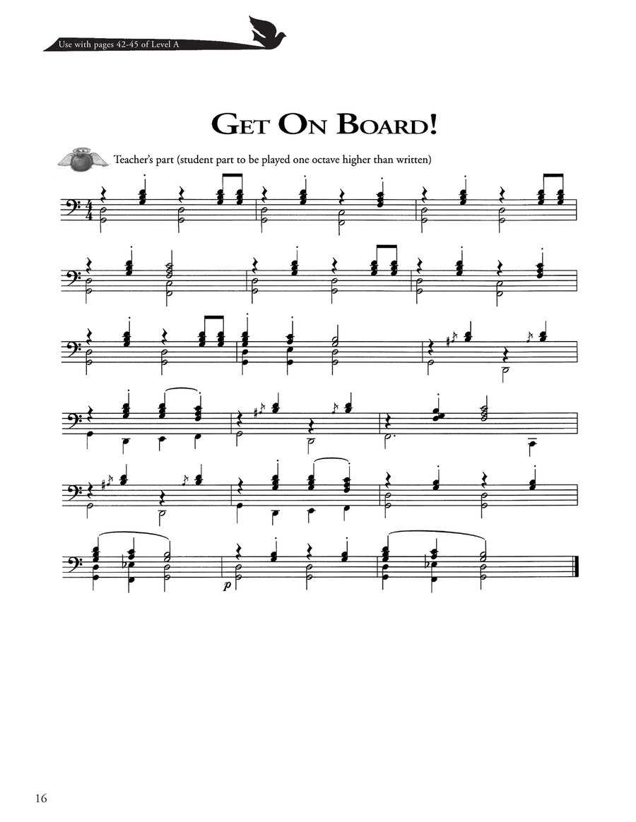 Get On Board! Piano Method scores gallery preview page 1