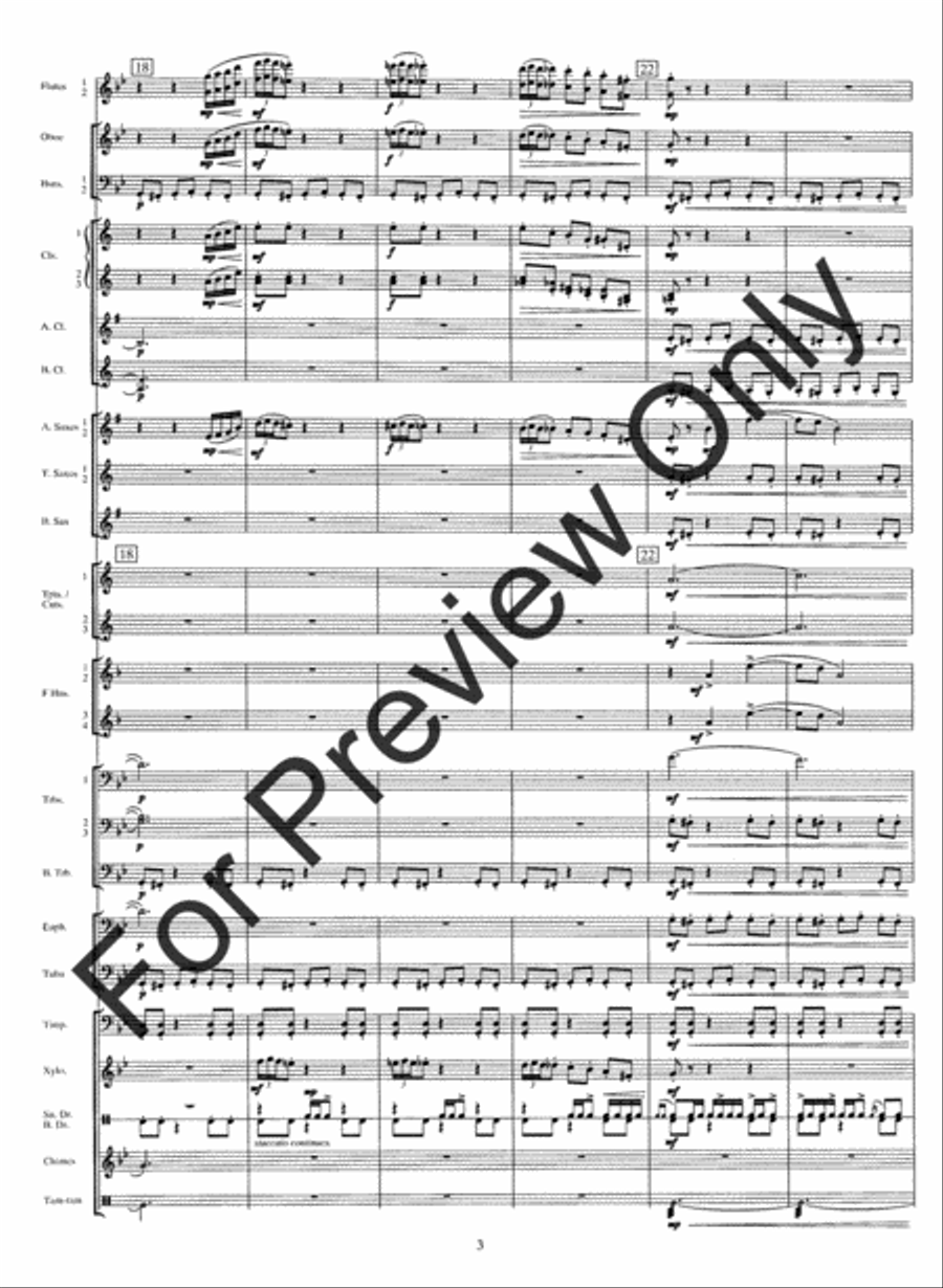 From The Summit (Score) Concert Band scores gallery preview page 6