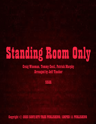 Book cover for Standing Room Only