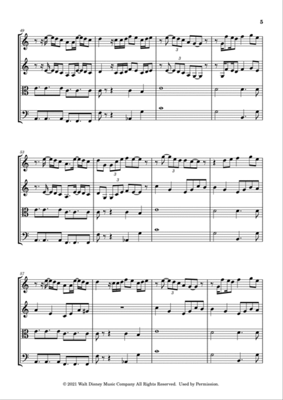 Dos Oruguitas String Quartet scores gallery preview page 5