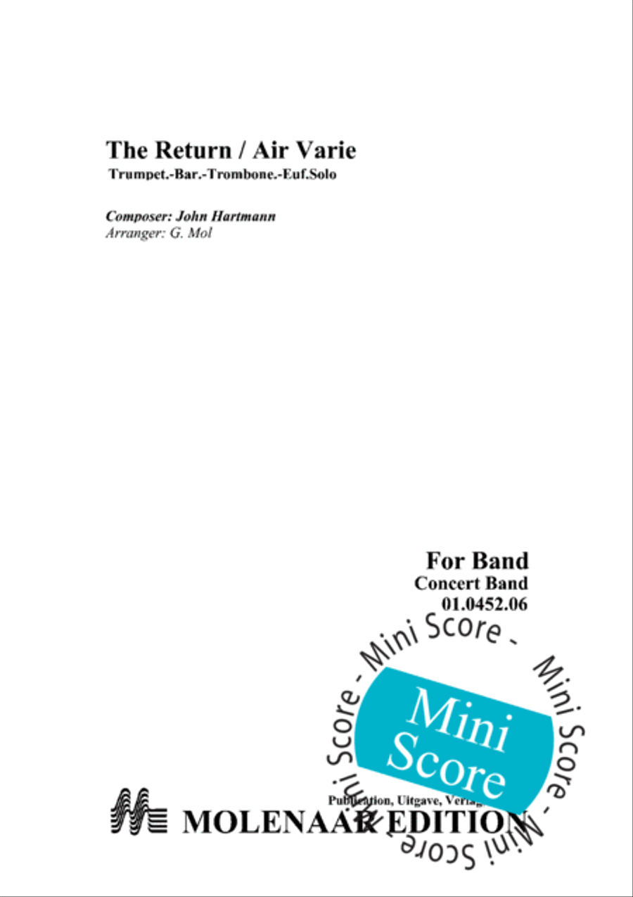 The Return Concert Band scores gallery preview page 3