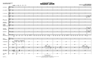 Radar Love (arr. Paul Murtha) - Full Score