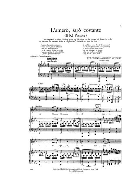 Arias from Operas - Volume II (Soprano) by Wolfgang Amadeus Mozart Soprano Voice - Sheet Music