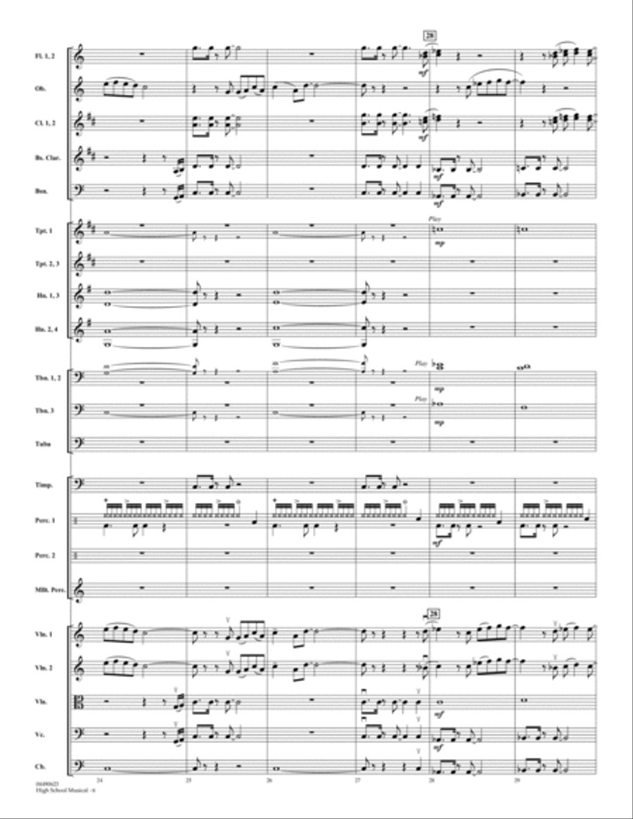 High School Musical - Full Score Score scores gallery preview page 6