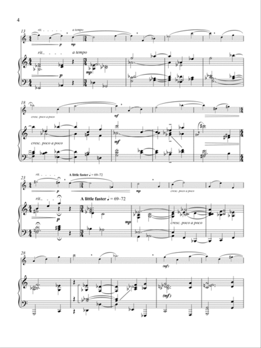 Six Preludes Alto Saxophone scores gallery preview page 3