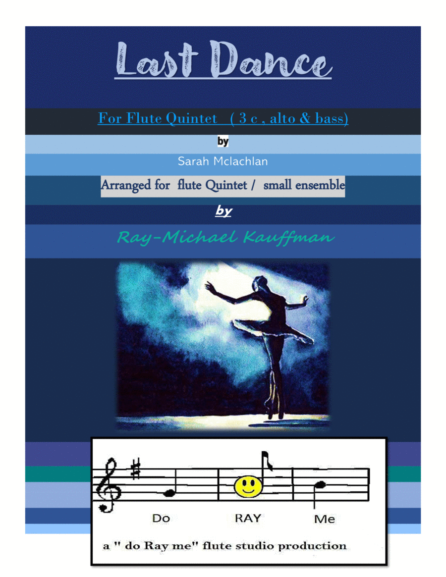 Last Dance Flute Choir scores gallery preview page 1