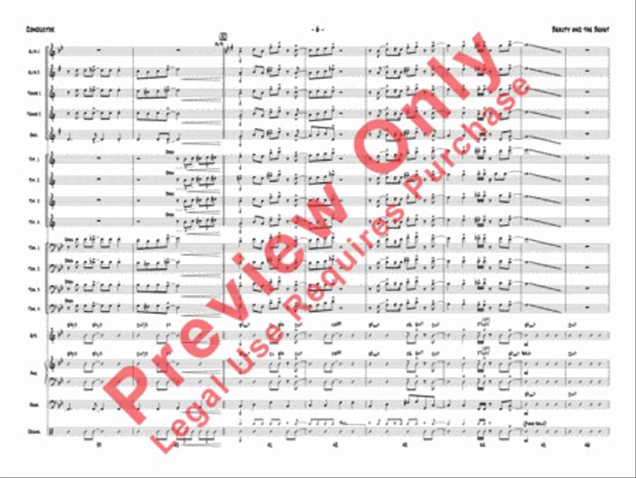 Beauty and the Beast Beauty and the Beast Jazz Ensemble scores gallery preview page 9