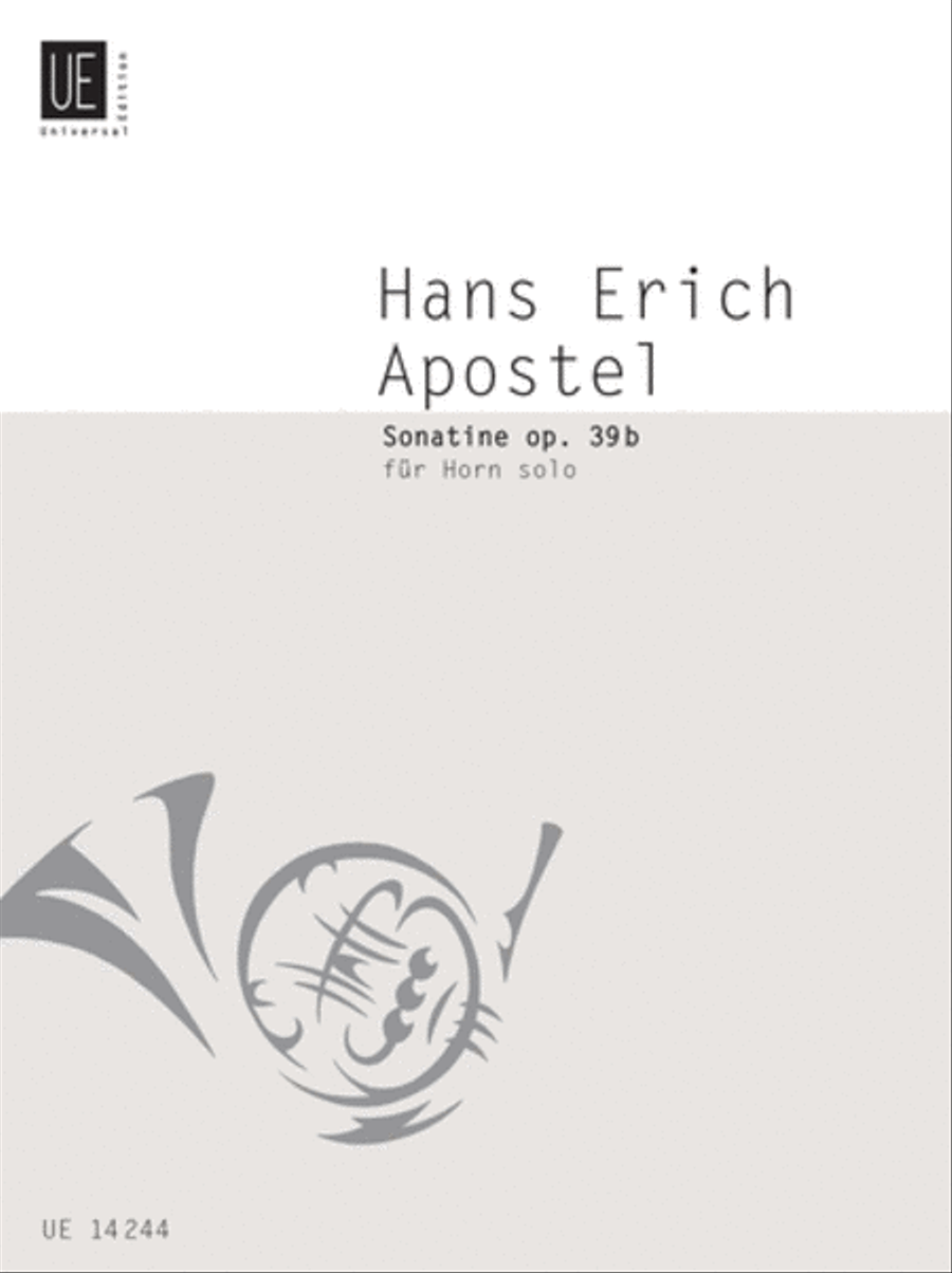 Sonatina, Op. 39B, Horn Horn scores gallery preview page 1