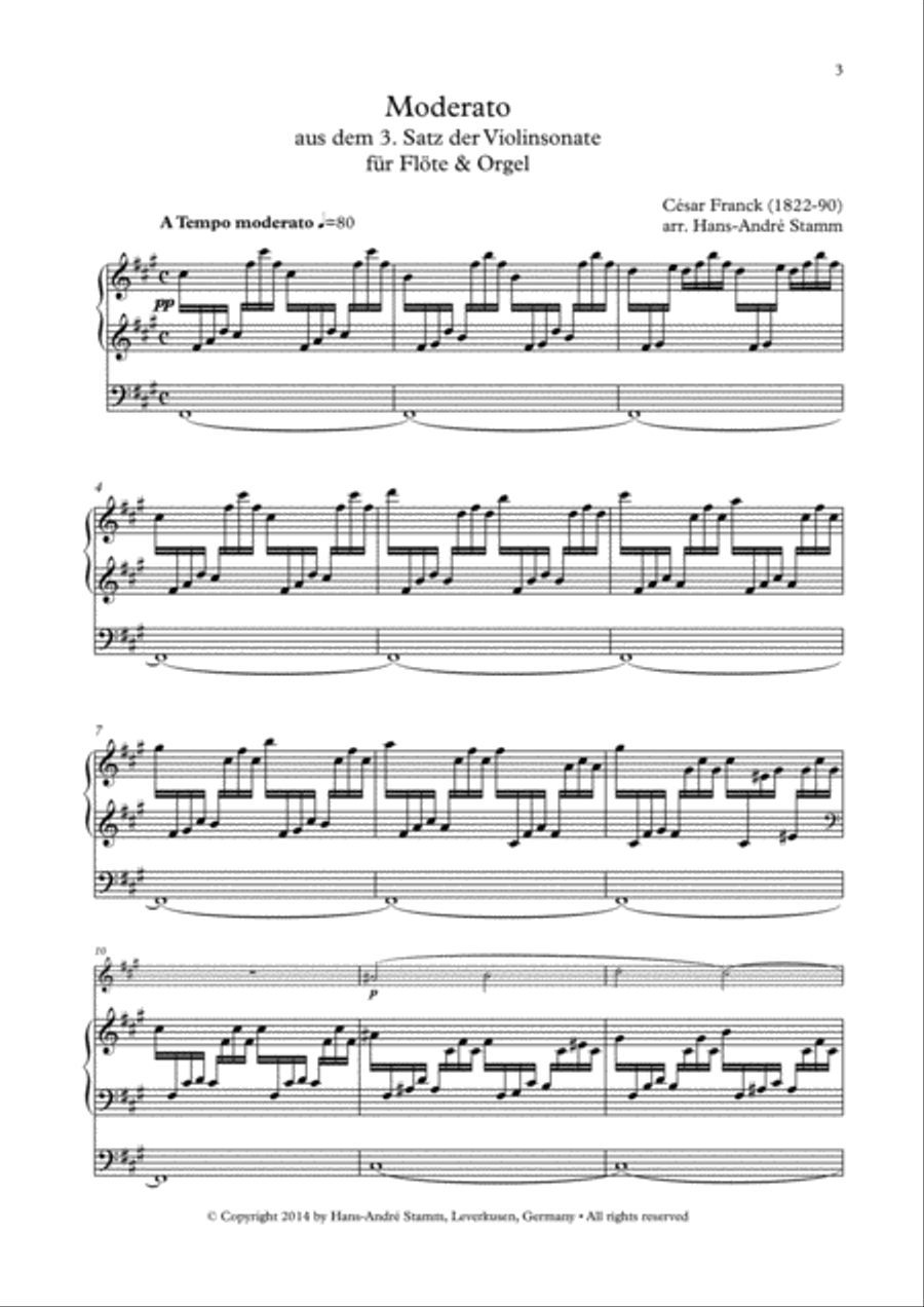 Organ Sound and Flute Magic Vol. II for flute & organ Woodwind Duet scores gallery preview page 2