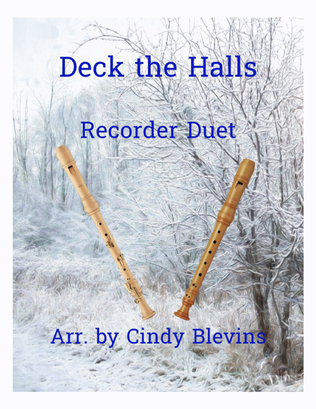 Book cover for Deck the Halls, Recorder Duet