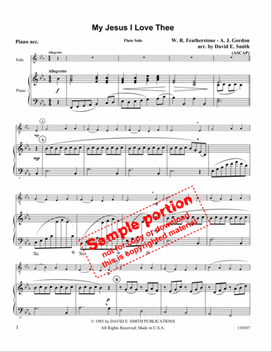 My Jesus I Love Thee My Jesus I Love Thee Oboe scores gallery preview page 2