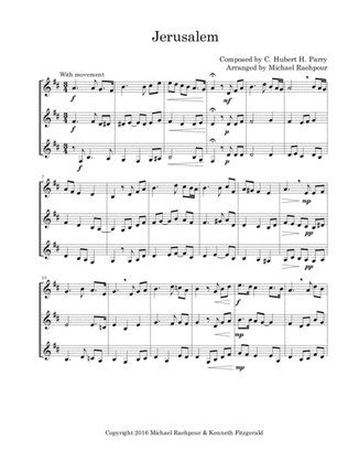 Jerusalem - Trumpet Trio
