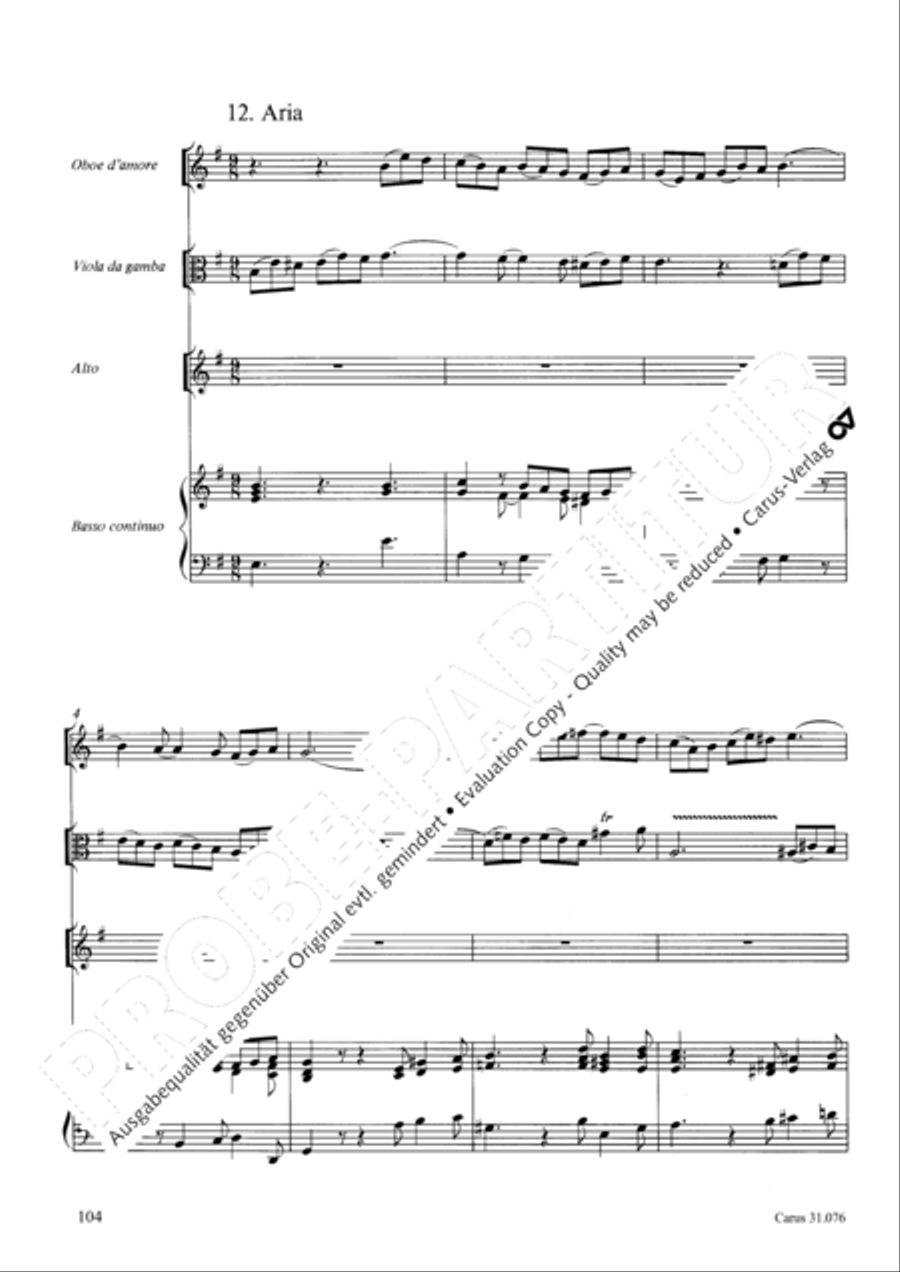 The heavens are telling the Father's glory (Die Himmel erzahlen die Ehre Gottes) 4-Part scores gallery preview page 105