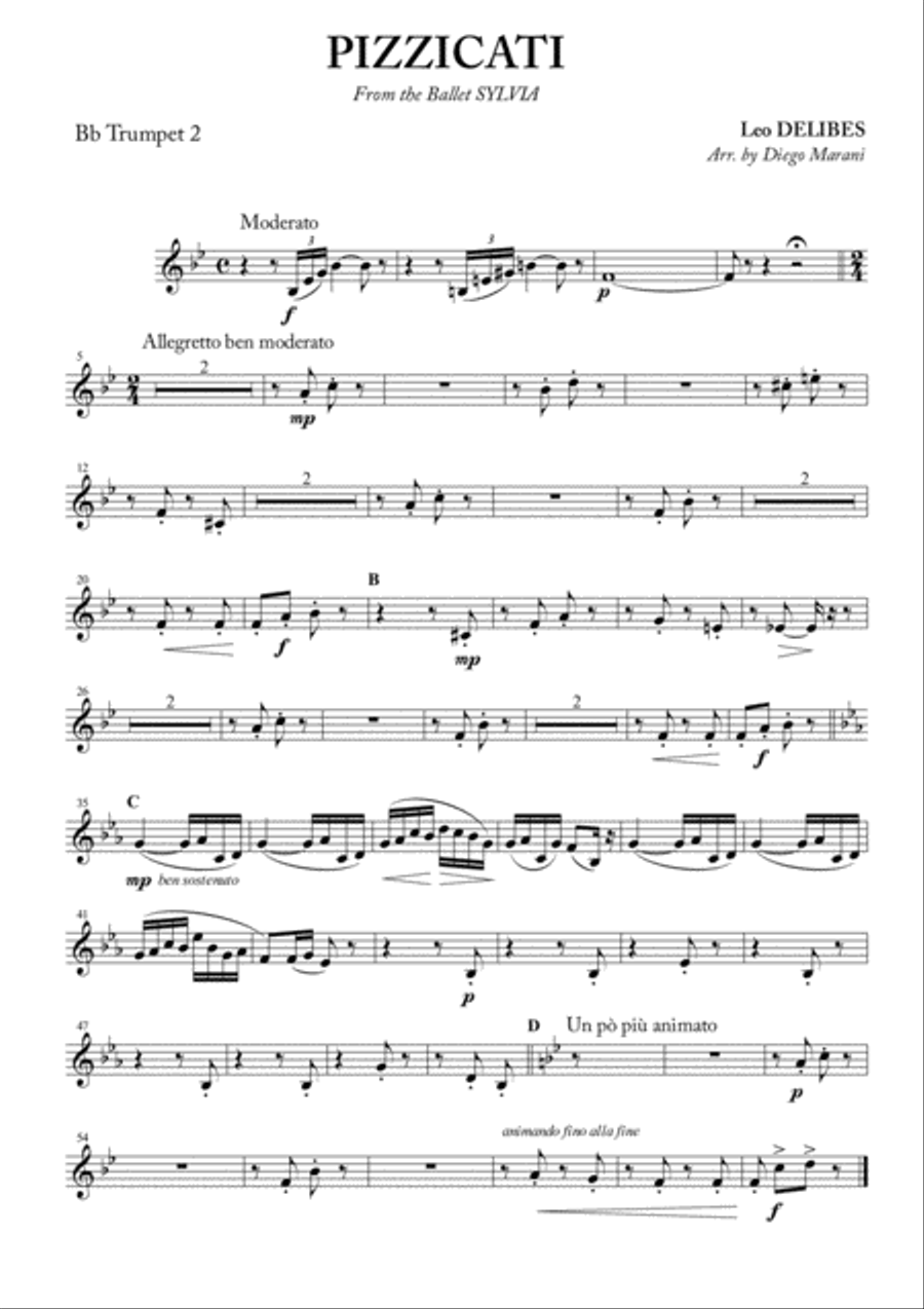 Pizzicati for Brass Quintet Brass Quintet scores gallery preview page 2