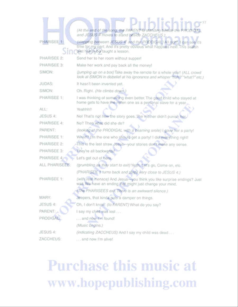 Once Upon a Parable Unison Choir scores gallery preview page 57