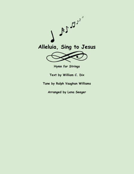 Alleluia Sing to Jesus (string trio)